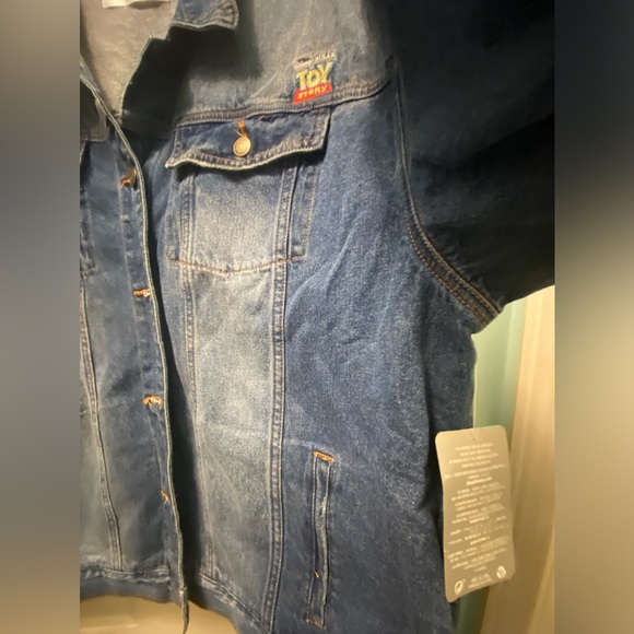 NWT Disney Pixar Toy Story Denim Embroidered Jacket - Picture 3 of 8